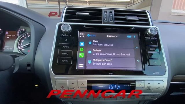 Apple CarPlay y Android auto para Toyota Prado смотреть онлайн