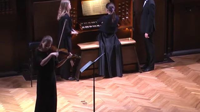 Bach - Air D-dur, Marain Marais - Le Basque(violin - Charlotte Dupille, organ - Maria Nasikan) смотреть онлайн