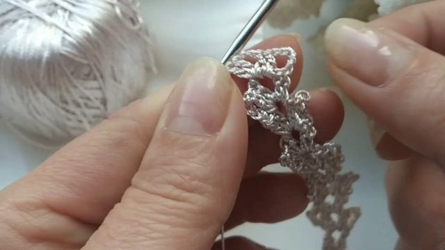 Вязание крючком для начинающих/ Ленточное кружево/Crochet Lace/