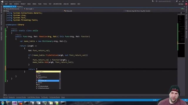 memoization смотреть онлайн