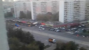 Кортеж Собянина в Сокольниках 4 сентября 2015