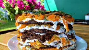 ПЕЧЁНОЧНЫЙ ТОРТ ИЗ ГОВЯЖЕЙ ПЕЧЕНИ