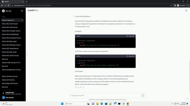 python if statement invalid syntax