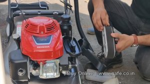Honda Lawnmower HRJ196 Push Type Petrol Working Demo | www.gafe.co.in | Whats app +91 9825087673