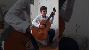 Играю на гитаре вариации на тему швейцарской песни