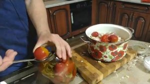 Маринад шашлыка из бочковых помидор ENG SUB