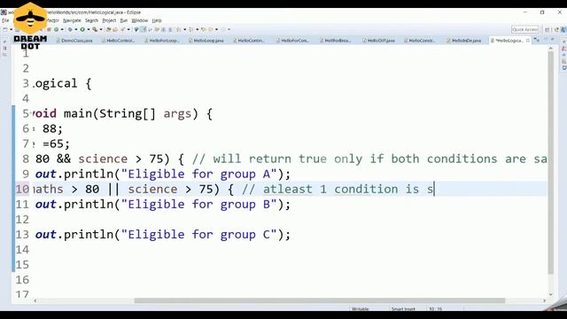 Java programming tutorial for beginners | Logical operators in Java !
