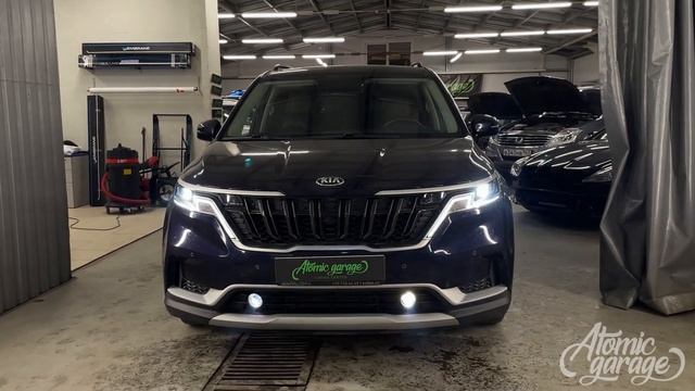 Эксклюзивные светодиодные фары и ПТФ на Kia Carnival 4