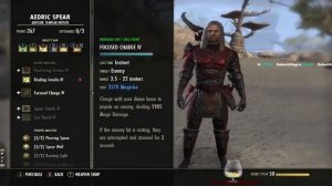 Summerset Stamina Templar  Bow Build: Javelin