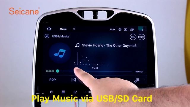 Seicane Android 8.1 2012-2018 Renault Clio Car Stereo Quad Core GPS смотреть онлайн