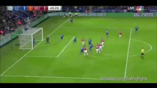 ALL GOALS and HIGHLIGHTS // HD // Leicester 1 - 1 Manchester United // 28-11-2015