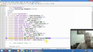 Bootstrap  Text Color and Background Color  in Bootstrap5 in Hindi Urdu