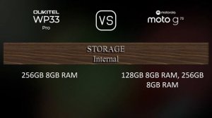 Oukitel WP33 Pro vs. Motorola Moto G73: A Comparison of Specifications