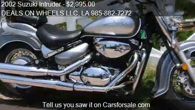 2002 Suzuki Intruder VELUSIA for sale in LACOMBE, LA 70445 a смотреть онлайн