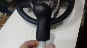 перетяжка руля приора 2 натуральной кожей.