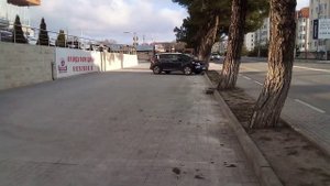 На улице Луначарского в Геленджике  02.01.2023 г.