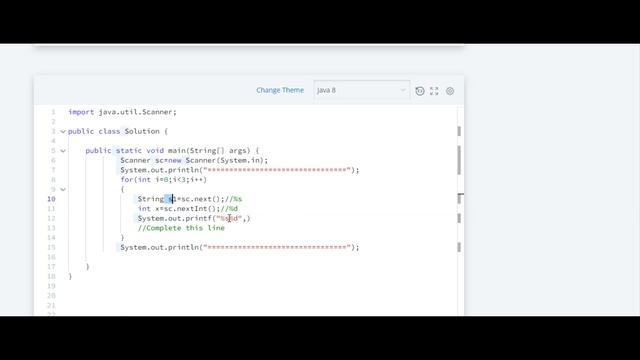 5 : Java Output Formatting | HackerRank Java Solution | English Explanation смотреть онлайн