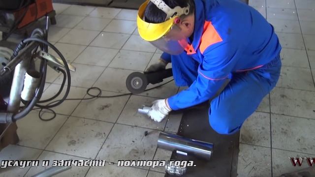 Ремонт выхлопной системы на Lada Niva 4x4. Ремонт глушителей в СПб. смотреть онлайн