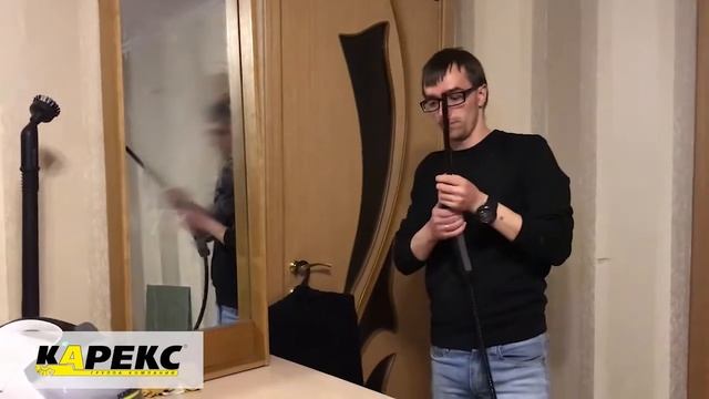 Насадка для пароочистителей Karcher для текстиля и мытья окон/зеркал смотреть онлайн