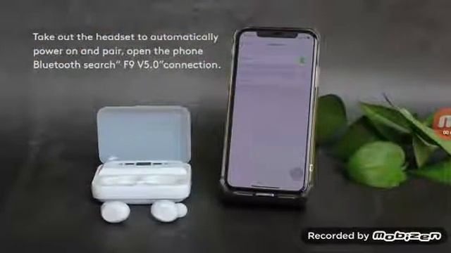 Earphone Bluetooth Wireless TWS F9 смотреть онлайн