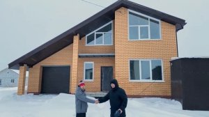 Отзыв клиента о двухэтажном доме по проекту "Тростен". BauArtEsthetics.