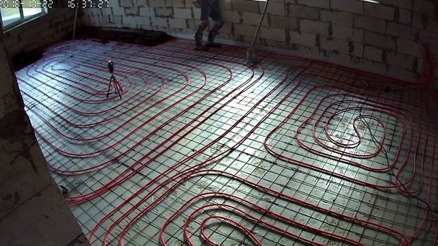 Сухая cтяжка пола в доме из газобетона !? Цена ? смотреть онлайн