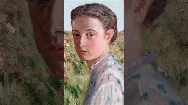 Frederic Bazille (Portrait of a Young Woman) | Glitch Noise Portraits