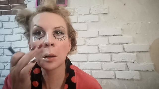 макияж #хелуин макияж куклы как у Саши Постновой
