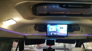 Газ Соболь. Телевизор в салон авто.