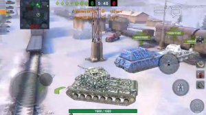 Круто их толкнули.World of tanks blitz #5