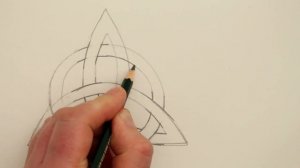 How to Draw a Celtic Knot: The Triquetra with a Circle