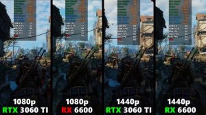 RTX 3060 TI VS RX 6600 - TEST IN 1080p AND 1440p