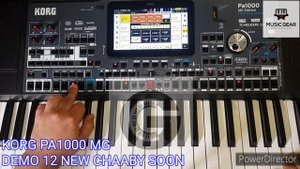 KORG PA1000 MG - DEMO 12 NEW CHAABY SOON