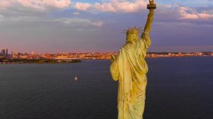 STATUE OF LIBERTY 4K | CINEMATIC New York DRONE