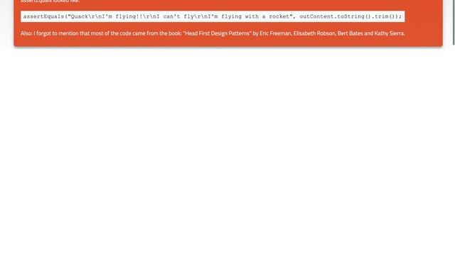Java: test System output including "new lines" with assertEquals