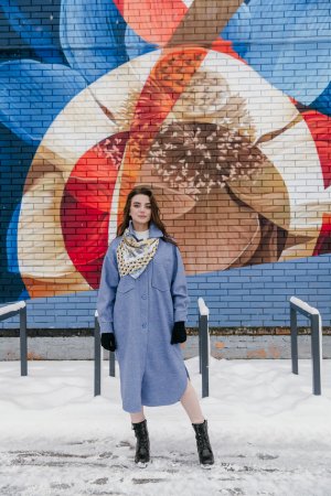 Платок из вискозы "10500", вид 2