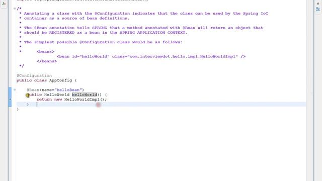 SPRING FRAMEWORK @BEAN ANNOTATION DEMO смотреть онлайн