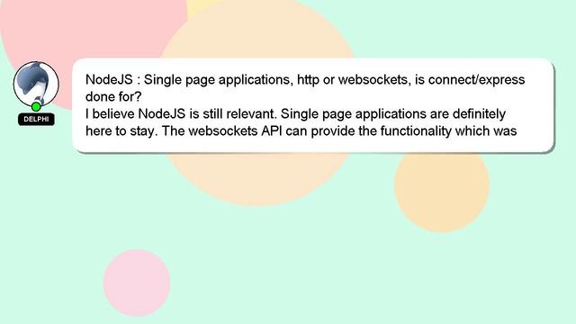 NodeJS : Single page applications, http or websockets, is connect/express done for? смотреть онлайн
