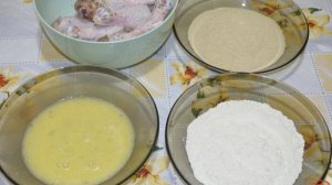 Куриные голени в панировке