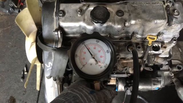 Двигатель D4BH-1371534 2.5 TCi 101 л.с. – проверка компрессии смотреть онлайн