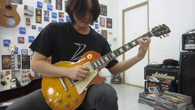 ทดลองเสียงกีตาร์ 2004 Gibson Jimmy Page Number One Aged Guitar Drive Sound смотреть онлайн