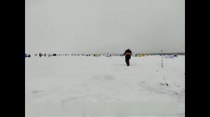 Зимняя рыбалка на озере Имандра