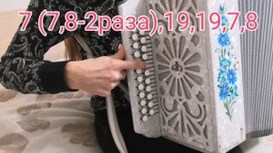 Ой дуся, ой Маруся-разбор на гармони