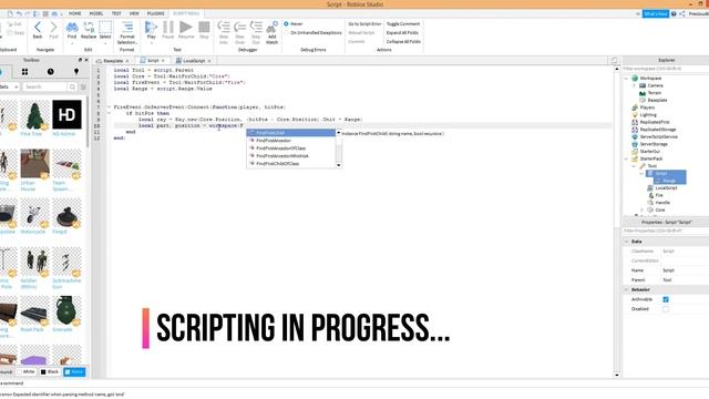 Roblox Studio : How to make RayCasting Weapons смотреть онлайн