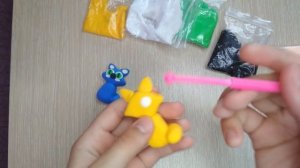 Как слепить котика из лёгкого пластилина❤️❤️❤️