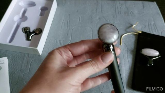 Распаковка Energy Beauty Bar, Manual. Электро-вибро массажёр для лица. Насадки с натуральным камнем смотреть онлайн