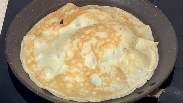 Тонкие Блины на ВОДЕ! Быстрый Завтрак! Не блины с начинкой, а потрясающий ДЕСЕРТ с яблоками! ??