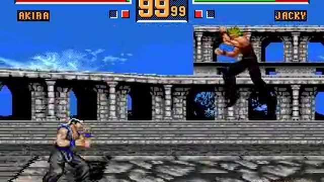 Virtua Fighter 2 Sega Genesis (MegaDrive) Akira Walkthrough смотреть онлайн
