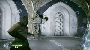 God of War 2022 29 Сундук Используйте подъемник с чашей Озеро Света АЛЬТФХЕЙМ Кратос и Сын Атрей