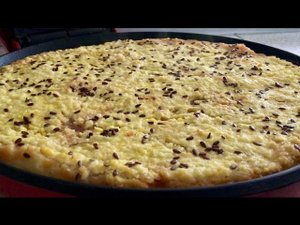 Пицца творожная.